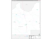 Roger Mills County, OK Wall Map Premium Style 2022